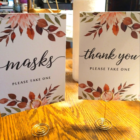 Etsy Other - Reception signs